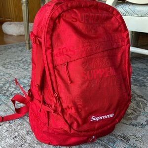 ❗️SOLD❗️Supreme Red Backpack